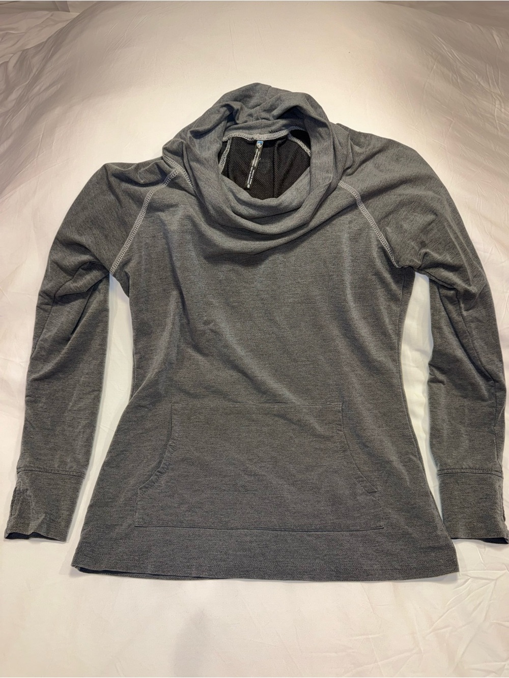 Kuhl Gray Cowl Neck Pullover